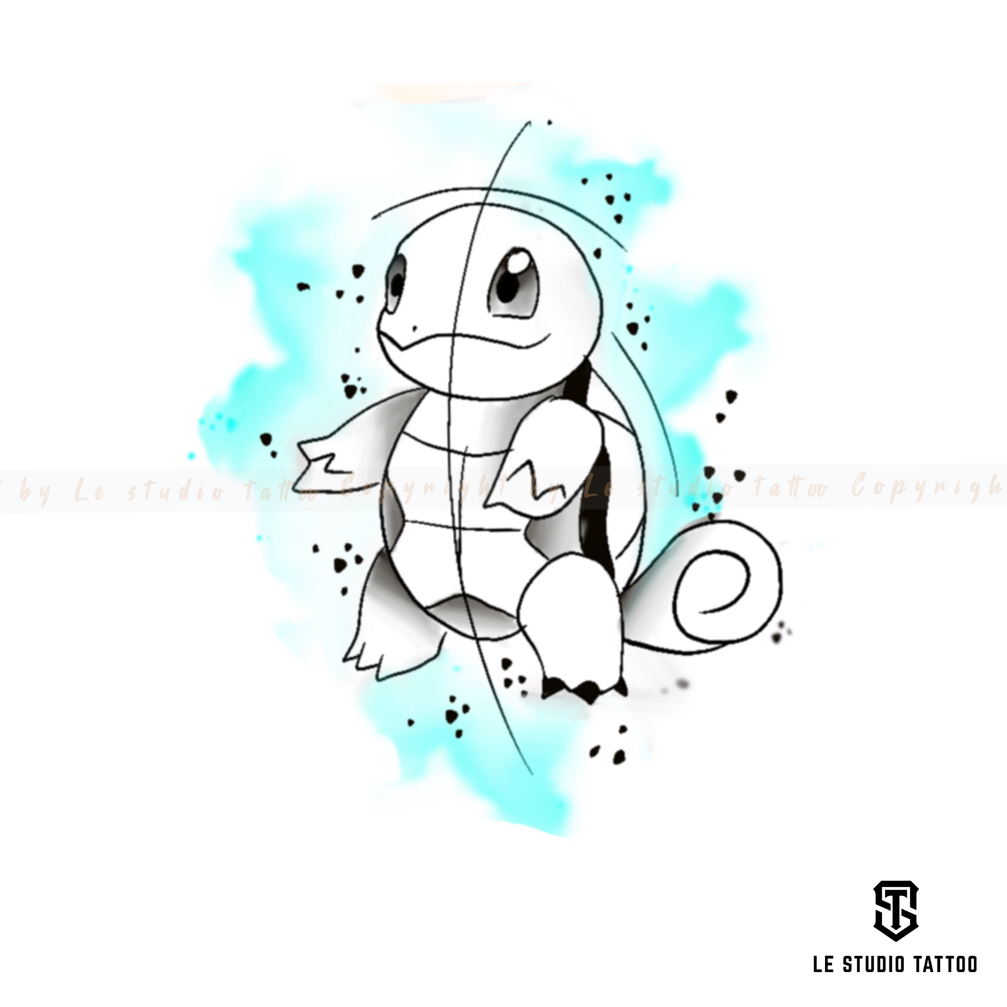 Tatouage Carapuce Pokémon - Design Unique, Attrayant et Tendance