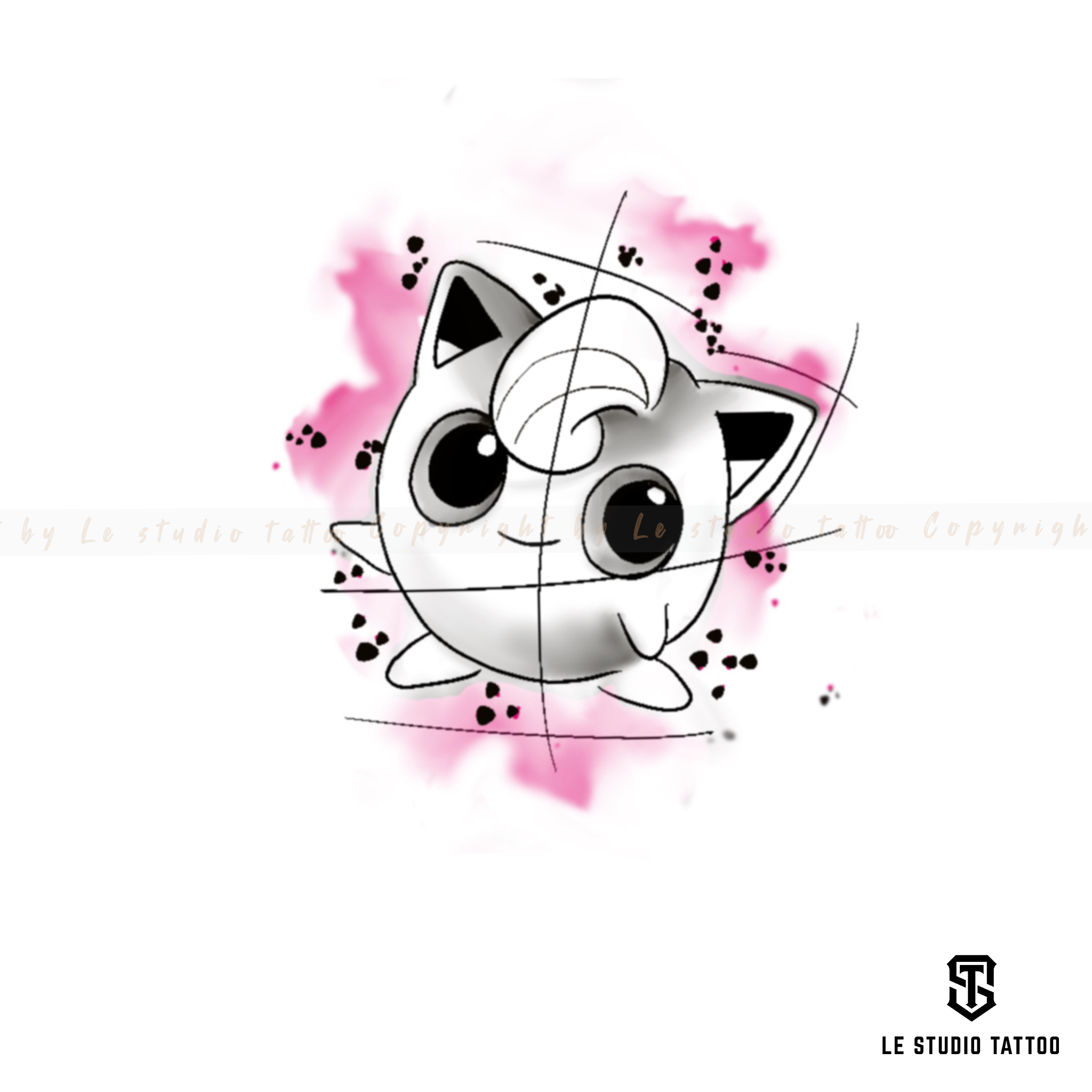 Tatouage de Rondoudou - Pokémon - Expressions artistiques de l'univers – Le  Studio Tattoo