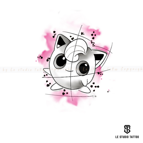 Tatouage de Rondoudou - Pokémon - Expressions artistiques de l'univers Pokémon